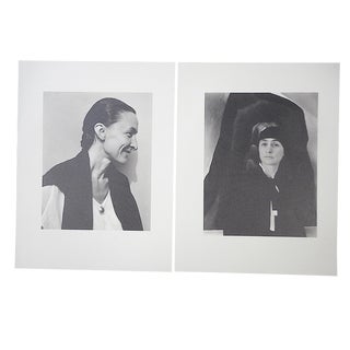Large Vintage Photogravures-"Georgia O'Keeffe" by Alfred Stieglitz-A Pair For Sale