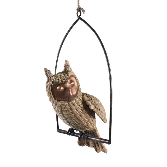 Wood Owl on a Swing Mario Lopez Torres For Sale - Image 7 of 7