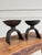 Brutalist Forged Bronze Pricket Candlesticks, 1960s, Set of 2 For Sale - Image 6 of 9