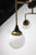 Stilnovo 1960s Stilnovo Style Chandeliers in Brass and Glass - a Pair For Sale - Image 4 of 8