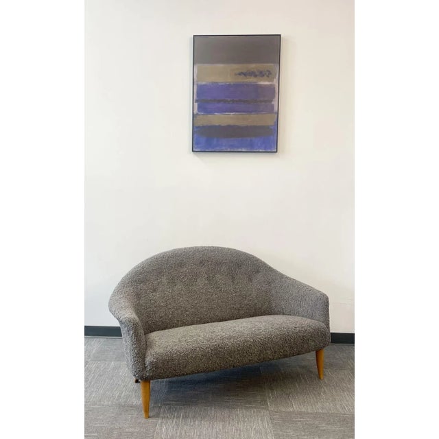 Swedish Mid-Century Modern 'Paradiset' Sofa by Kerstin Hörlin-Holmquist, Sheepskin For Sale - Image 11 of 13