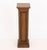 Neoclassical Style Walnut Pedestal Stand. 40" H x 11.5" W x 11.5" D. Provenance: From an East 57th Street Estate.