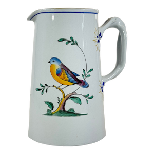 Vintage Copeland Spode Queen’s Bird Pitcher Jug England Fine Stone 24 Oz