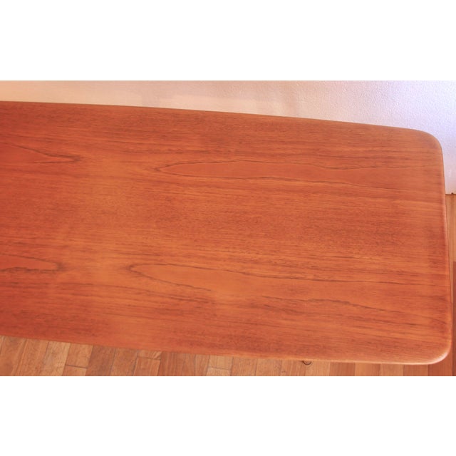Large Danish Teak Coffee Table, 1950s For Sale - Image 4 of 10
