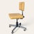 Metal Vintage InterRoyal Chrome and Faux-Leather Office Chair For Sale - Image 7 of 10