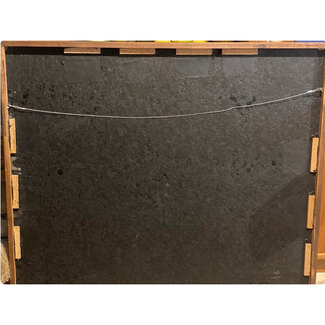 1970s Mid-Century Modern Oil Painting by Seattle Artist "Russell" Large Painting For Sale - Image 15 of 16