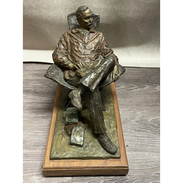 Signed Helen Blair Brass Sculpture For Sale In Chicago - Image 6 of 7