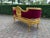 1970 French Louis XVI Gold Beech Velvet Sofa Set 3pc For Sale - Image 16 of 18