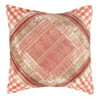Pasargad DC Sari Silk Square Pillow Case For Sale