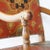 This beautiful, antique, 18th century, Scandinavian chair was hand crafted and features a colorful, gilt and embossed...
