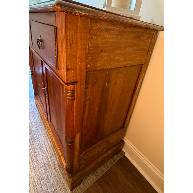 American 19th Century American Solid Wood Washstand / Press Cabinet, Believed C. 1870s For Sale - Image 3 of 16