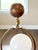 Pair of Vintage 1990s Acorn Table Lamps With Wrought Iron Oak Leaves – Quality Wood & Metal For Sale - Image 12 of 14