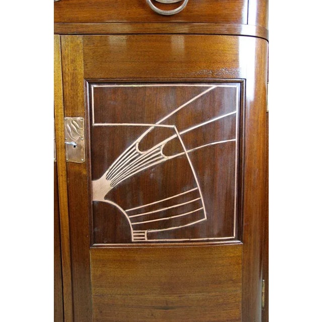 Austrian Art Nouveau Cabinet in Mahogany by August Ungethüm, 1900 For Sale - Image 11 of 18