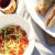 Modern Lastra White Melamine Stacking Salad Bowl For Sale - Image 3 of 5