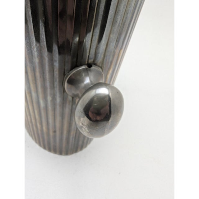 Art Deco Champagne Cooler/Wine Cooler in Oval Shape, High-Quality Workmanship, Classic Art Deco Design 19251940, 1930s For Sale - Image 11 of 12