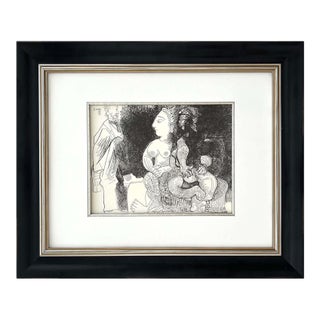1980s Picasso Gravure Apollinaire Les Onze Mille Verges 1 Framed For Sale