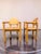 This rare and complete set of eight dining chairs, consisting of six armless chairs and two armchairs, is characterized by...