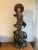 Black Chinese Carved Wood Standing Figure of Guanyin For Sale - Image 8 of 8