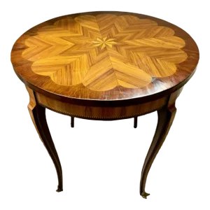 Antique French Louis XV Marquetry Side Table