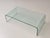 Mid-Century Modern Glass Table with Curved Glass Top, 1970s For Sale - Image 13 of 16