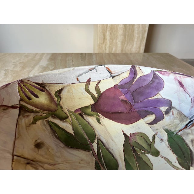 1980s Vintage Handmade Artistic Pottery Bowl , Signed/ Sold For Sale - Image 9 of 13