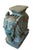 Traditional Majestic Vintage Distressed Ceramic Elephant Garden Seat For Sale - Image 3 of 12