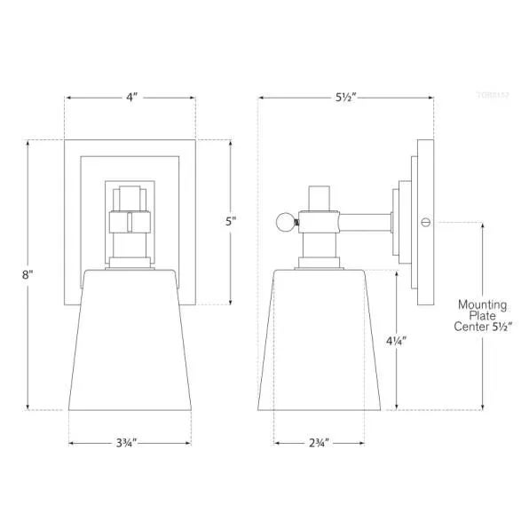 Visual Comfort Thomas O'Brien for Visual Comfort Signature Bryant Single Bath Sconce in Hand-Rubbed Antique Brass with White Glass For Sale - Image 4 of 4