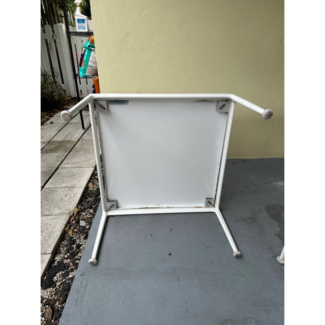Metal White Richard Schultz 1966 Collection Cocktail Outdoor Table for Knoll For Sale - Image 7 of 9