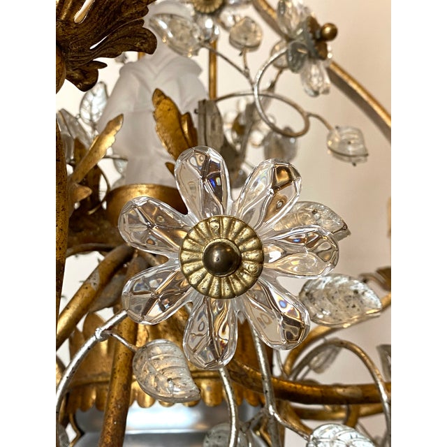 Chandelier from Maison Baguès, 1960s For Sale - Image 11 of 16