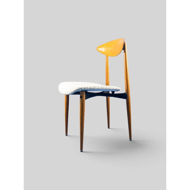 Mid-Century Italian Dining Chairs in Beech, Italy, 1960s, Set of 4 For Sale - Image 16 of 18