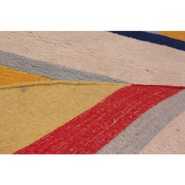 1970s 1970s Nazmiyal Collection Ilya Bolotowsky Art Rug For Sale - Image 5 of 11
