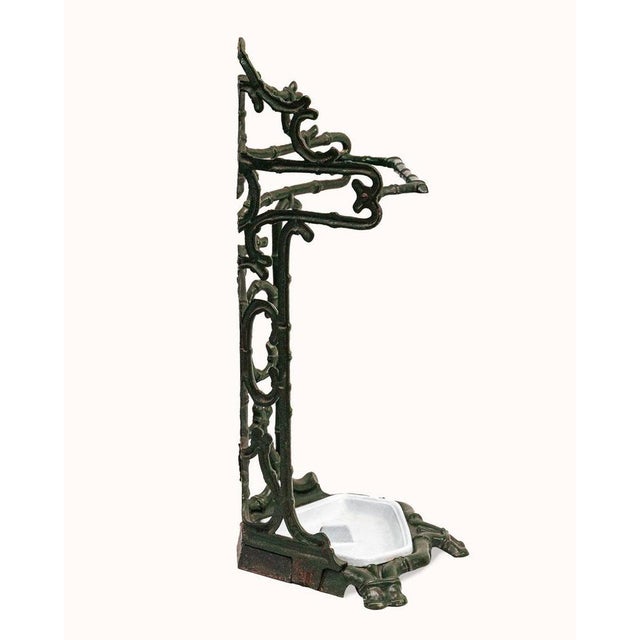 French Cast Iron Umbrella Stand For Sale - Image 4 of 5