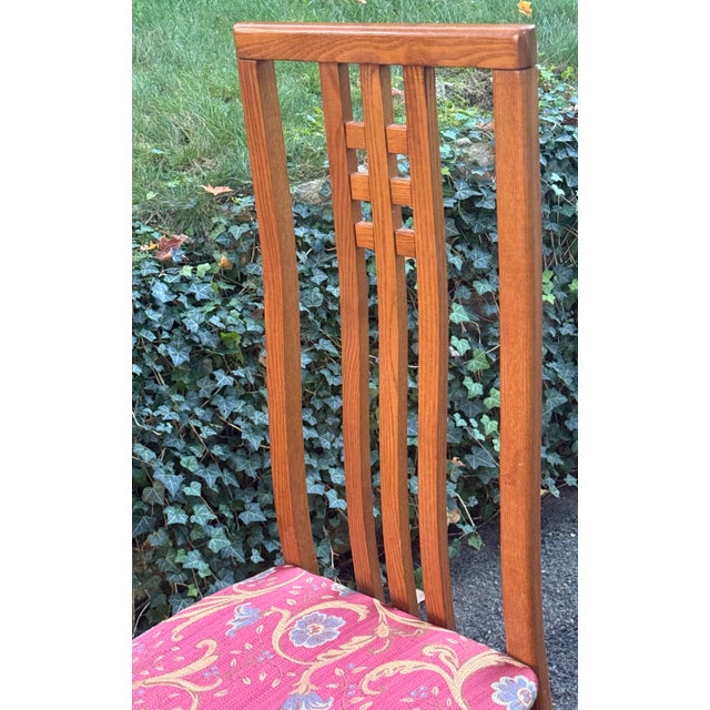 Set of 10 Ims SRL Italian Mid-Century Modern Teak Wood Dining Chairs For Sale In New York - Image 6 of 10