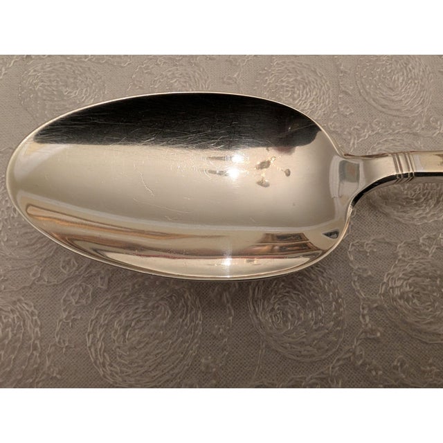 American Tiffany "Windham" Sterling Silver Dessert Spoons, 8 Pieces For Sale - Image 3 of 10