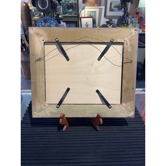 Paint 1990s Plein Air Oil Painting on Board by Dan Robinson, Framed For Sale - Image 7 of 7