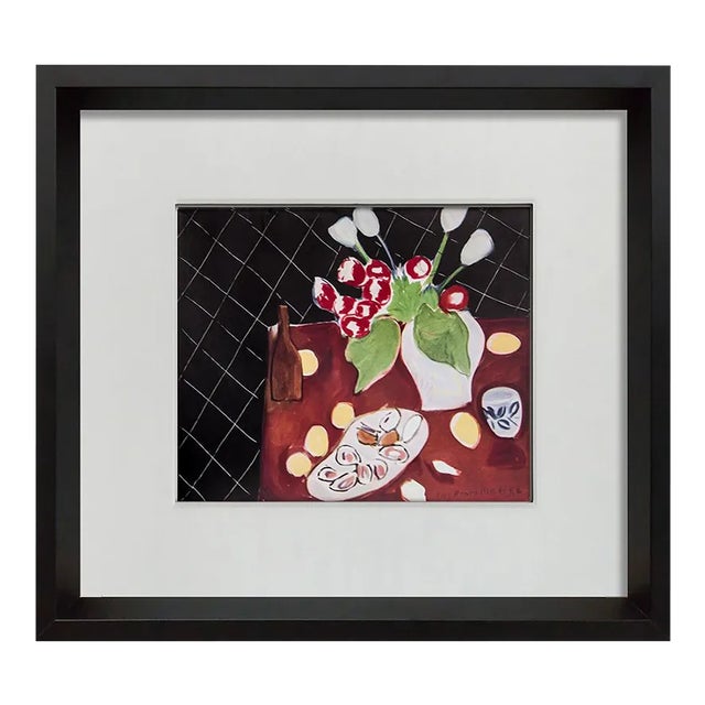 Henri Matisse Ltd Edition Signed Lithograph “Tulips...Still Life"+Custom Framing For Sale