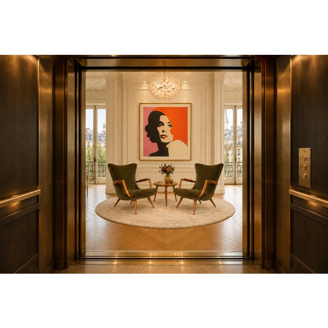 Unmistakably Scapinelli, this exceptional pair of armchairs embodies the designer’s singular ability to unite Italian...