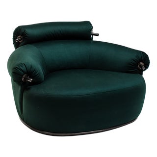 Toro Armchair attributed to Luigi Caccia Dominioni for Azucena, 1973 For Sale