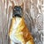 Italian Vintage Boho Italian Glazed Ceramic Boxer For Sale - Image 3 of 13