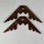 Wood Vintage Pair of Salvaged Western Native Design Wood Elements With Remnant Paint For Sale - Image 7 of 15