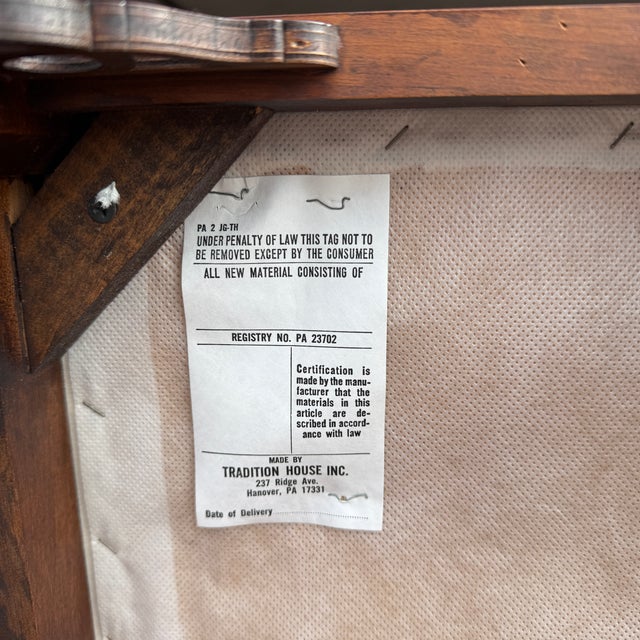 Vintage Tradition House Chippendale Solid Cherry 3 Drawer Console Table Set With Pair of Benches or Stools - 3 Pieces For Sale - Image 15 of 18