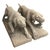 Pair of Vintage Sculpted Cast Stone Stalking Hounds For Sale - Image 4 of 12