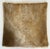 Animal Skin 18” X 18” Premium Colombian Champagne Long-Haired Cowhide Pillow Cover - Handcrafted by Pablo Sota Designs For Sale - Image 7 of 11