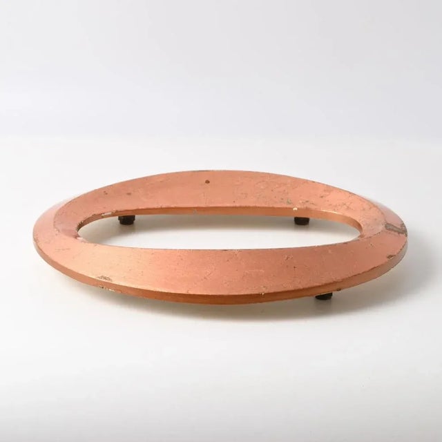 Vintage Copper Colour Letter O, 1970s For Sale - Image 4 of 9