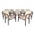 Authentic Holly Hunt "Studio H" Leather Scoop Dining Arm Chairs Set 10 For Sale