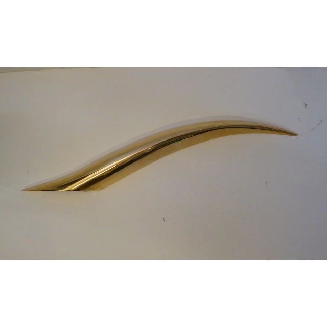 Table Lamp + Sconce Richard Derquet Lucien Gau France Antilope Large Format, 1980s, Set of 2 For Sale - Image 14 of 18