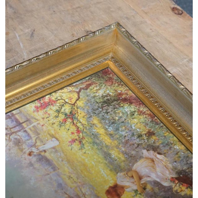 Alfred Glendening Jr., Picking Flowers, Print, Framed For Sale - Image 6 of 10