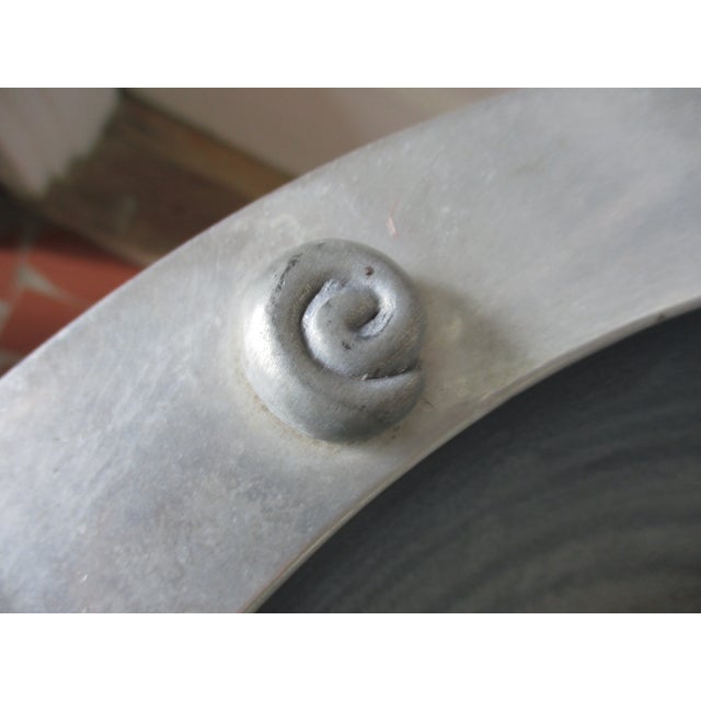 Mid Century French Style Ornate Iron and Metal Bird Bath / Fountain For Sale - Image 12 of 12