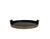 19th Century Oval Dark Walnut Tray with Brass Straps For Sale - Image 13 of 13