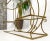 Decorative Gold Gilt Wrought Iron Glass Shelves Étagère For Sale - Image 12 of 13